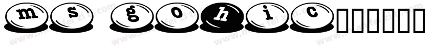 ms gohic字体转换